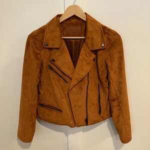 BLANKNYC Faux Suede Moto Jacket - Small
